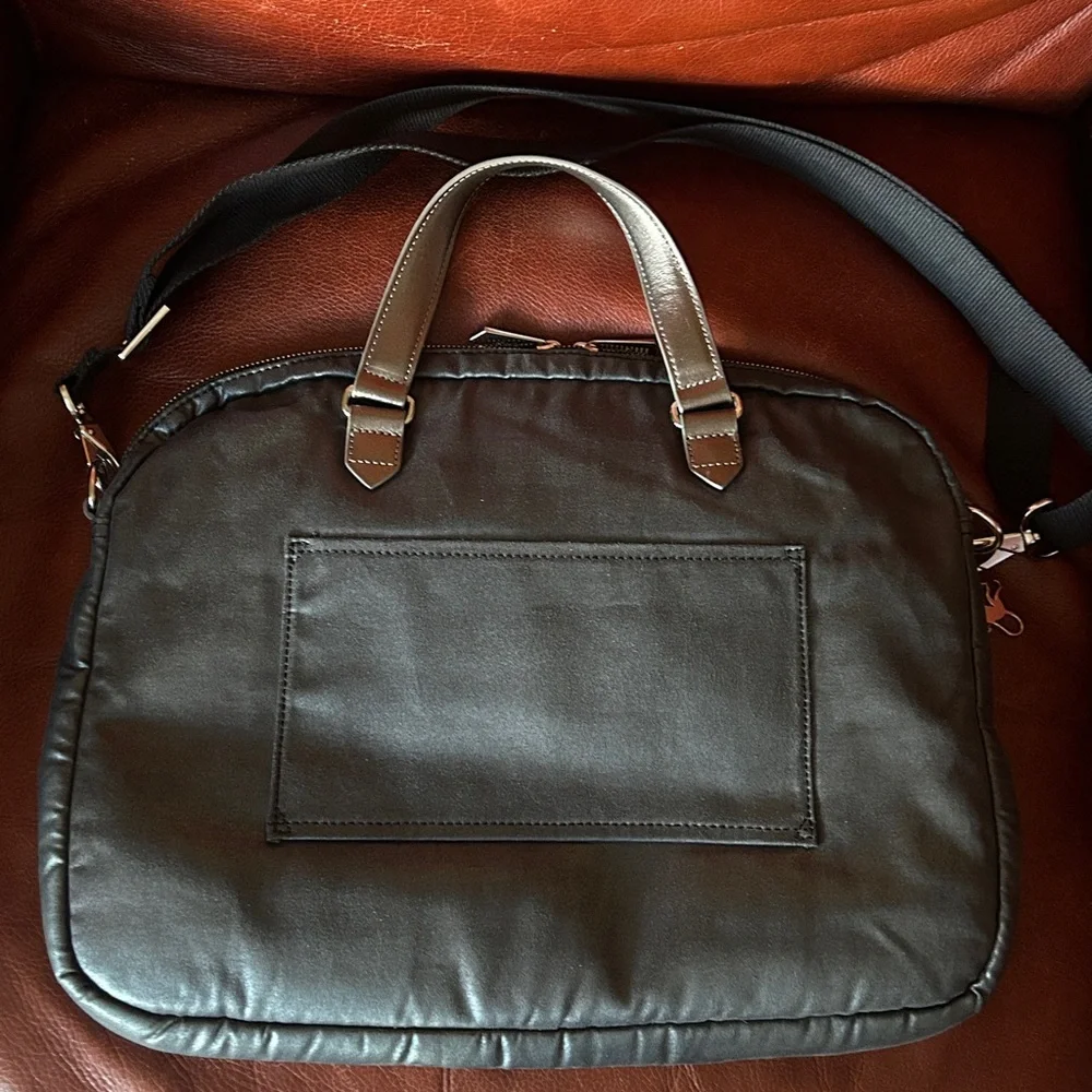 Kipling Leather Laptop Bag Briefcase